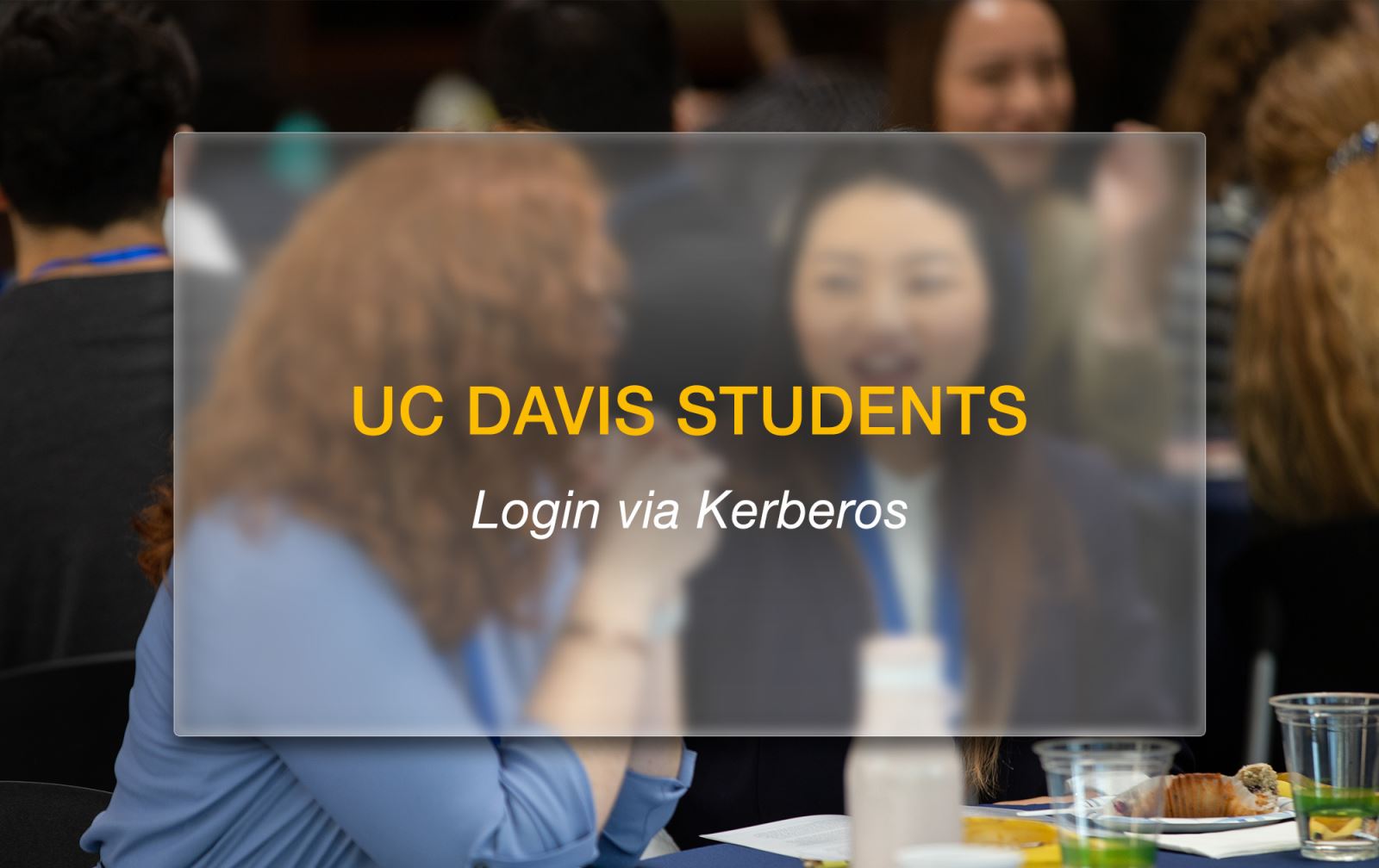 UC Davis Students Login Via Kerberos